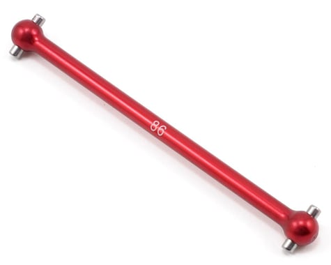 JQRacing 86mm Center Dogbone Driveshaft (Weight Forward) (Red)