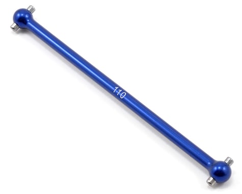 JQRacing 110mm Center Dogbone Driveshaft (Weight Forward) (Blue)