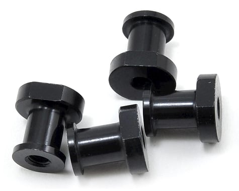 JQRacing Lightweight Aluminum Shock Holder Set (Black) (4)