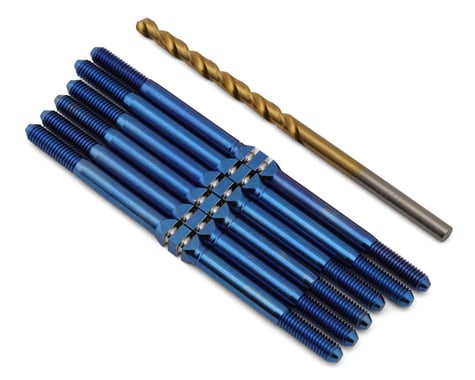 J&T Bearing Co. XRAY XT2 Titanium "Milled'' XD Turnbuckles (Blue)