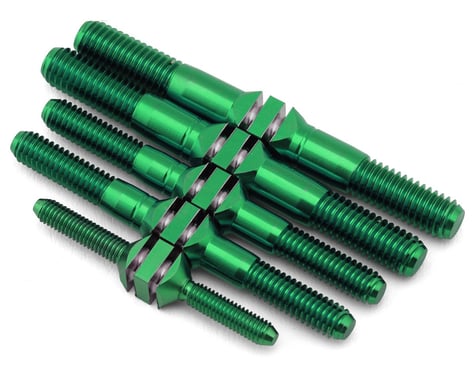 J&T Bearing Co. Infinity IFB8 Titanium "Milled'' Turnbuckles (Green) (5)