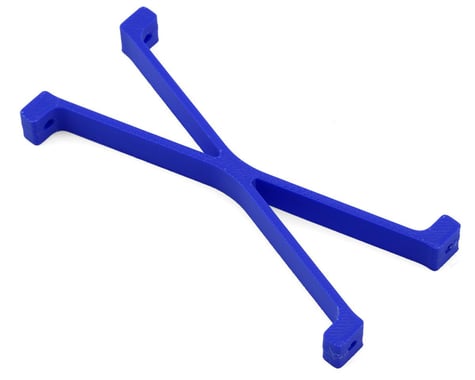 J&T Bearing Co. Sprint Car J&T Top Wing "X" Brace (Blue)