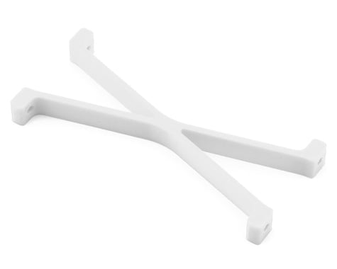 J&T Bearing Co. Sprint Car J&T Top Wing "X" Brace (White)