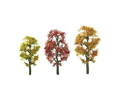 JTT Scenery Premium Tree, Autumn Maple 3.5-4" (2)