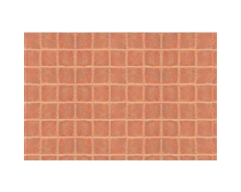 JTT Scenery 3/16" Arched Square Tile Sheet, 7.5"x12" (2)
