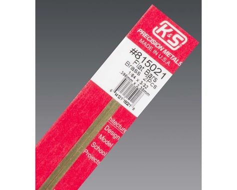 K&S Engineering Flat Bars 1/64 X 3/32" 2 pcs, Carded