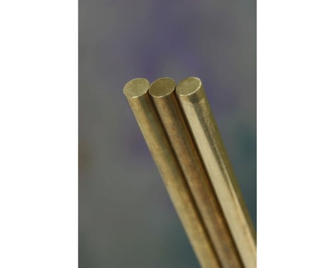 K&S Engineering Solid Brass Rod .114 , Carded, 3 ea