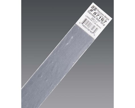 K&S Engineering Stainless Steel Strip .025 X 1", Carded