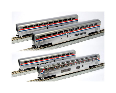 Kato N Superliner Set, Amtrak/Phase III B (4)