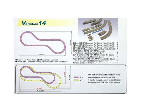 Kato N V14 Double Track Inner Loop Set