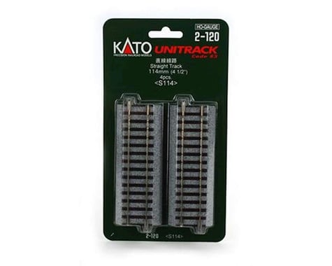 Kato HO 114mm 4-1/2" Straight (4)