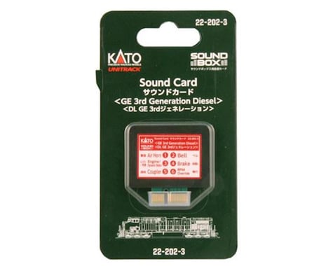 Kato Sound Card, Third Generation GE Diesel
