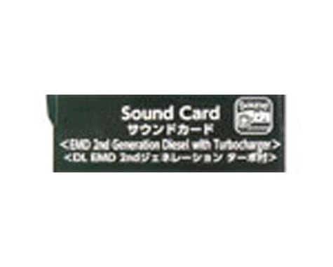 Kato Sound Card, EMD 2nd Gen Diesel w/Turbo Sound Card