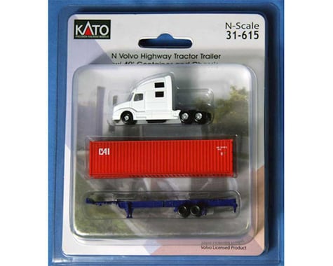 Kato N Volvo Tractor w/40' Container, CAI
