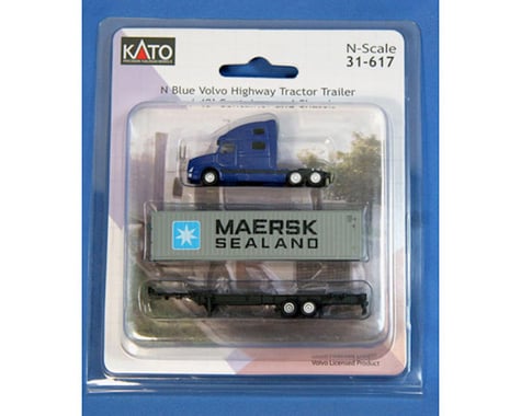 Kato N Volvo Tractor w/40' Container, Maersk/Sealand