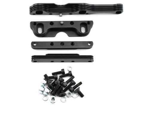 King Headz Kyosho MP777/ST-R Two Piece Extended Motor Mount (Black)