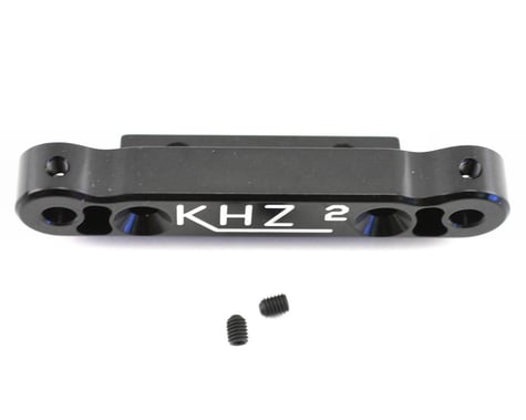 King Headz Kyosho MP777 Rear Toe-In Plate (2 degree) - Black