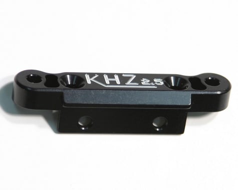 King Headz Kyosho MP777 Rear Toe-In Plate (2.5 degree) - Black