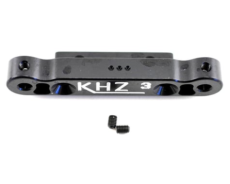 King Headz Kyosho MP777 Rear Toe-In Plate (3 degree) - Black
