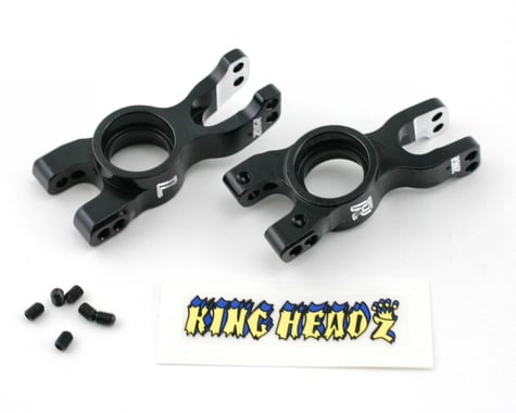 King Headz Kyosho Inferno MP777 Rear Wheel Hubs (1 pair) - Black