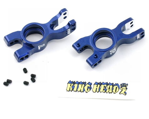 King Headz Kyosho Inferno MP777 Rear Wheel Hubs (1 pair) - Blue