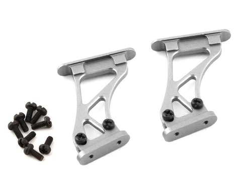 Killerbody 1/10 Scale Aluminum High-Rise Adjustable Rear Wing Mount (Silver)