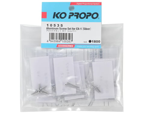 KO Propo EX-1 KIY Aluminum Screw (Silver)