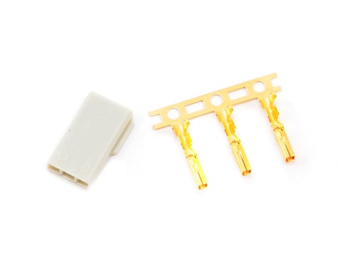 KO Propo Servo Connector Plug Set w/3 Gold Pins