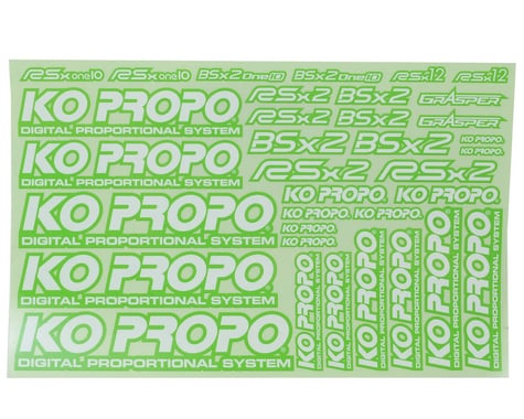 KO Propo Decal Sheet (Green)