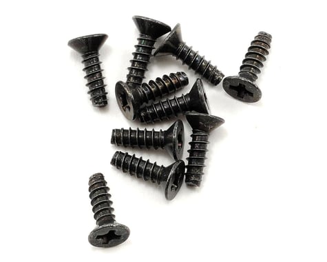 Kyosho 3x10mm Self Tapping Flat Head Phillips Scre