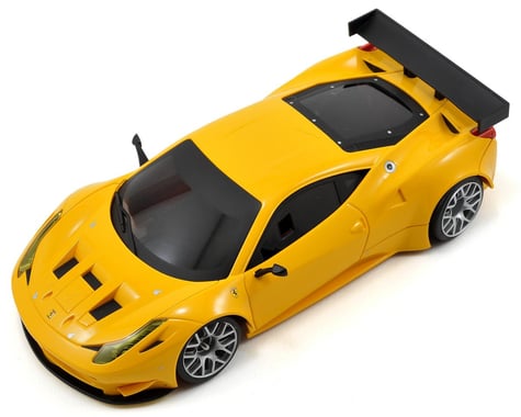 Kyosho MR-03W-MM ARR Mini-Z Chassis Set w/Ferrari 458 GT2 Body (Yellow)