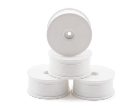 Kyosho 24mm White Dish Wheel Set (4)