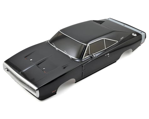 Kyosho 200mm Complete Dodge 1970 Charger Body Set (Black)