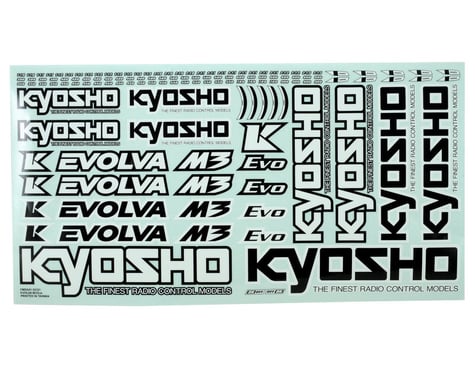 Kyosho Evolva M3 EVO Decal Set