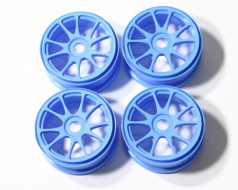 Kyosho Blue 10-Spoke Wheels (4)