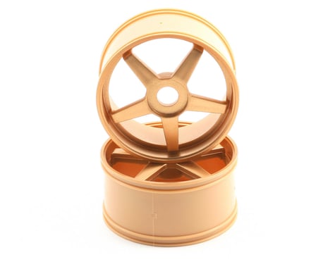 Kyosho 17mm Hex Inferno GT 5-Spoke Wheel Set (2) (Gold)