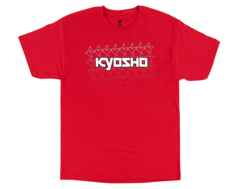 Kyosho "K Fade" Short Sleeve Red T-Shirt (2X Large)