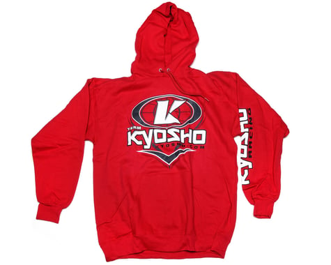 Kyosho "K-Oval" Red Hooded Sweatshirt (Small)