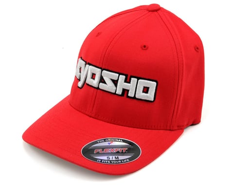 Kyosho "3D" Flexfit Hat (Red) (S/M)