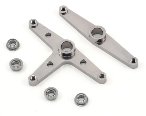 Kyosho Aluminum Steering Crank Set w/Bearings (Gun Metal)