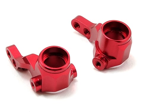 Kyosho Aluminum Steering Knuckle Set (Red)