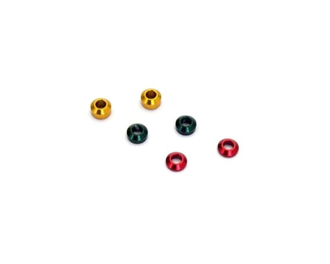 Kyosho Mini-Z MA-010 Aluminum Upper Rod Spacers (6)