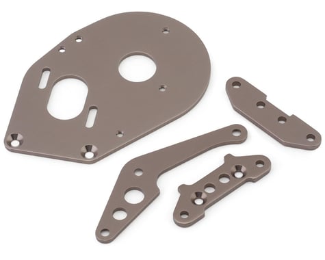 Kyosho Optima Mid HD Motor Plate Set (Gunmetal)