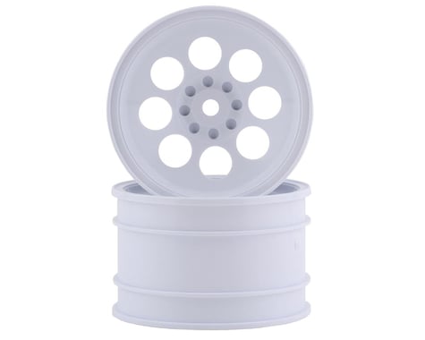 Kyosho Optima 8 Hole 50mm Wheel w/12mm Hex (White) (2)
