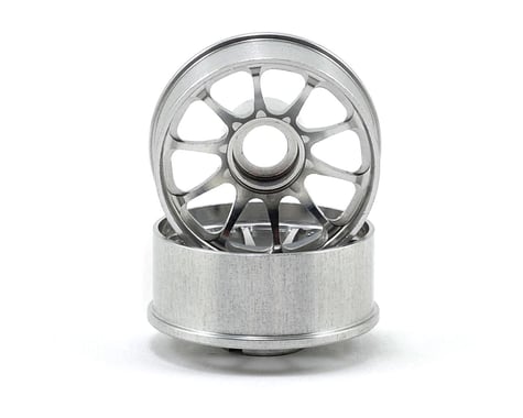 Kyosho 2.5mm Offset Narrow CE28N Mini-Z Wheel Set (2) (Silver)