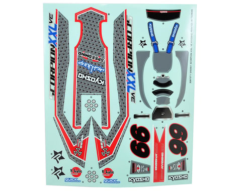 Kyosho Scorpion XXL Decal Sheet
