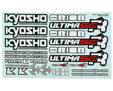 Kyosho Ultima SC-R Decal Set
