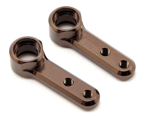 Kyosho RB6 Aluminum Steering Crank Arm Set (Gunmetal) (2)