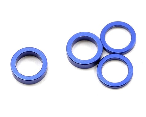 Kyosho 5x7mm Aluminum Servo Saver Collar Set (Blue) (4)