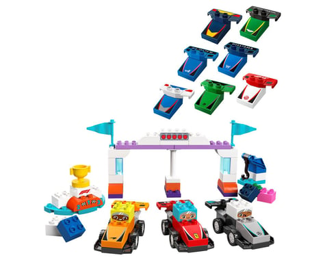 LEGO DUPLO® F1 Team Race Cars & Drivers Set